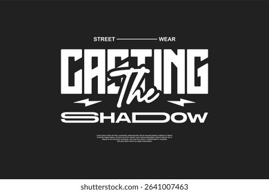 Vector streetwear design ideas concept vector graphic tee design suitable for printing