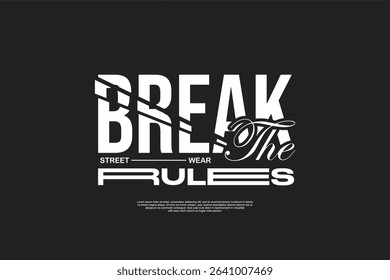 Vector streetwear design ideas concept vector graphic tee design suitable for printing