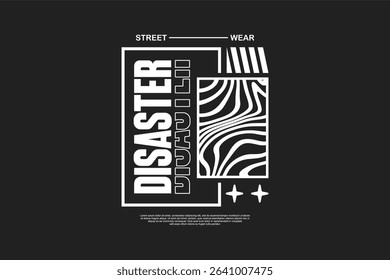 Vector streetwear design ideas concept vector graphic tee design suitable for printing