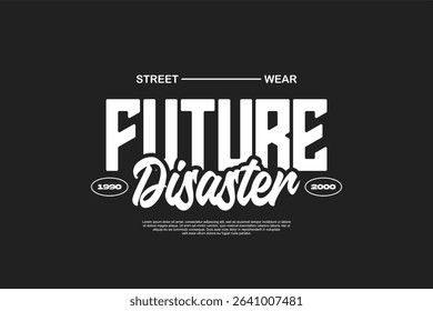 Vector streetwear design ideas concept vector graphic tee design suitable for printing