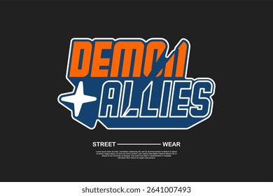 Vector streetwear design ideas concept vector graphic tee design suitable for printing