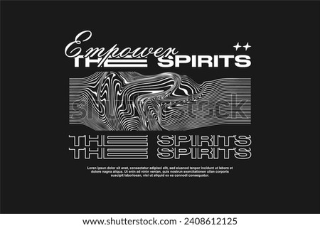 Vector streetwear design ideas concept vector graphic tee design suitable for printing
