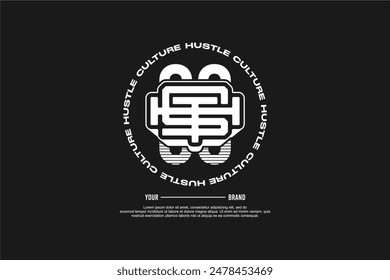 Vector streetwear style concept modern graphic tee design templates ideas