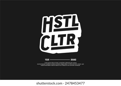 Vector streetwear style concept modern graphic tee design templates ideas