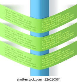 Vector strip of paper for your text.