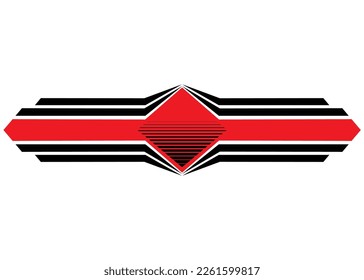 Vector Stripe for diploma, diploma, certificate. Interior decor. Vehicle sticker, Striped pattern. Vector background.