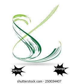 Vector Stripe Logo Design Template . Spiral Shape Cycle Creative Symbols .