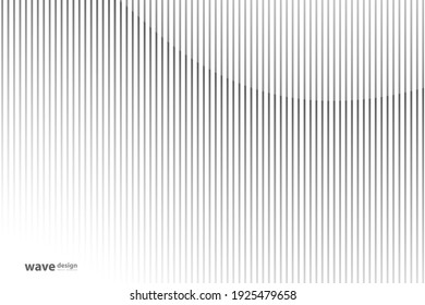 Vector Stripe pattern. Geometric texture background. Abstract lines wallpaper. Vector template for your ideas. EPS10 - Illustration