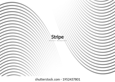 Vector Stripe pattern. Geometric texture background. Abstract lines wallpaper. Vector template for your ideas. EPS10 - Illustration