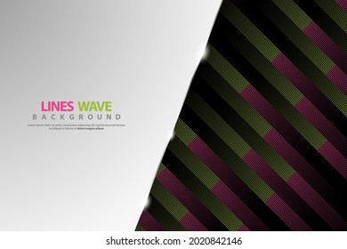 Vector Stripe pattern. Geometric texture background. Abstract lines wallpaper. Vector template for your ideas. EPS10 - Illustration