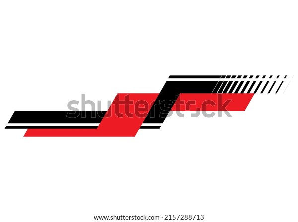 Vector stripe for tuning auto, truck, minibus,\
moto, yachts. Technology sticker. Modern sports graphics. Vector\
striped background