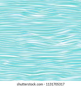 Vector striped abstract background. Vector modern colored texture. Blue water texture
