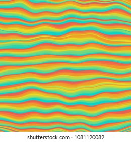 Vector striped background. Cool colorful background with curved lines. Vector illustration