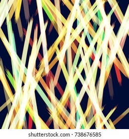 Vector Striped Background. Festive Seamless Pattern. Fashion Texture with Overlapping Stripes. Seamless Hand Drawn Pattern in Watercolor Style. Cover, Banner, Cloth, Textile, Ad Background Design