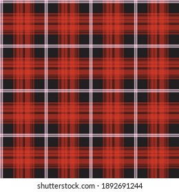 vector Striped check plaid seamless pattern shirt design
