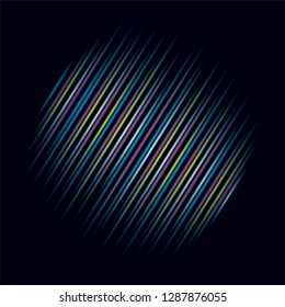 Vector striped colored background pattern.
