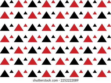 vector striped fabric abstract pattern simple triangle black and red tribal ethnic traditional design for ikat background argyle gingham
