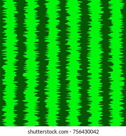Vector Striped Green Watermelon Background. Natural Berry Pattern