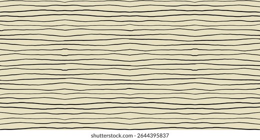 Vector striped pattern, black and beige stripe seamless background, grunge brush strokes. grungy stripes, lines backdrop.