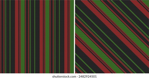 Vector striped pattern or checkered pattern. Tartan, textured seamless twill for flannel shirts, duvet covers, other autumn winter textile mills. Vector Format