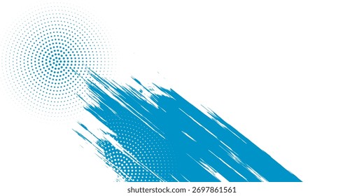 Patrón de rayas de Vector, fondo sin fisuras de la raya del grunge, trazos de pincel blanco y negro. EPS 10
