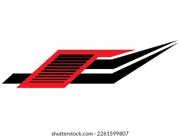 Vector striped pattern for a sports car, boat, SUV, body, awning, toy, sportswear, interior decor. Vehicle sticker, Vector stripe. Striped vector background.