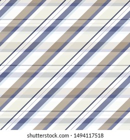 Vector striped seamless pattern with diagonal stripes. Colorful background. Wrapping paper. Print for interior design and fabric. Kids background. Backdrop in vintage style.