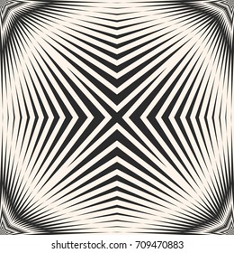 Vector striped seamless pattern with diagonal cross lines, intersecting stripes. Modern abstract monochrome geometric texture. Illusive background. Design element for decoration, covers, digital, web