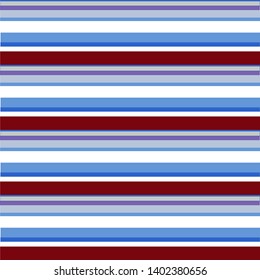 Vector striped seamless pattern with horizontal stripes. Colorful background. Wrapping paper. Print for interior design and fabric. Kids background. Backdrop in vintage style.