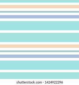 Vector striped seamless pattern with horizontal stripes. Colorful background. Wrapping paper. Print for interior design and fabric. Kids background. Backdrop in vintage style.