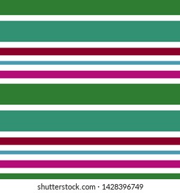 Vector striped seamless pattern with horizontal stripes. Colorful background. Wrapping paper. Print for interior design and fabric. Kids background. Backdrop in vintage style.