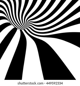 vector striped spiral abstract tunnel