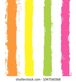 vector striped summer background. Paint Lines Seamless pattern. ink brush strokes. colorful stripes for swimming close, polo or T-shirt Modern hipster paintbrush line. spring stripes girly backdrop
