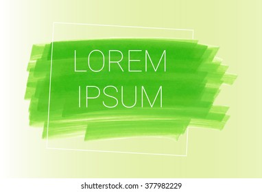 Vector stripes drawn with green markers. Elements for design and background