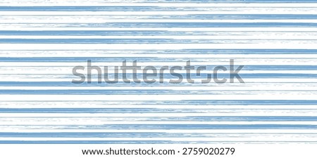 Vector stripes pattern. Seamless blue and white brush stroke background. Striped print with distress texture. Painted ornament for kids. Childish design
