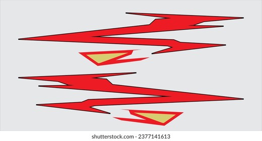 Vector Striping and cartoon character