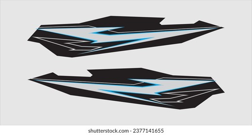 Vector Striping and cartoon character