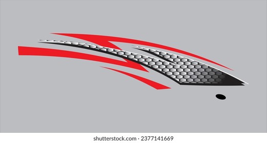Vector Striping and cartoon character