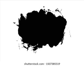 vector stroke color black watercolor illustration.