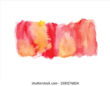 vector stroke color red watercolor.graffiti creative illustration image