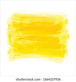 Vector stroke color yellow abstract watercolor background.