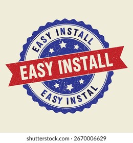 Pictograma de engrenagens de integração de traçado vetorial e carimbo de instalação fácil