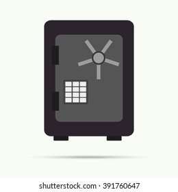Vector of strongbox symbol or icon