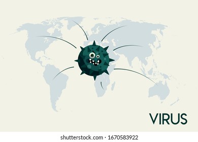 Estudios de vectores en el Mapa Mundial de Coronavirus