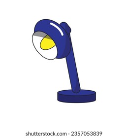 vector study lamp for international literacy day