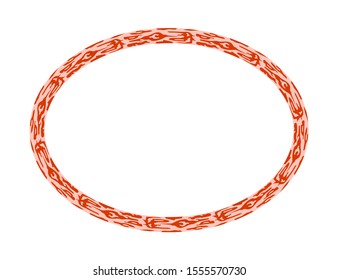 vector style frame of wooden surface. illustration of wooden divider. wooden texture delimiter.