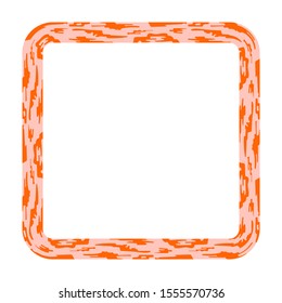 vector style frame of wooden surface. illustration of wooden divider. wooden texture delimiter.