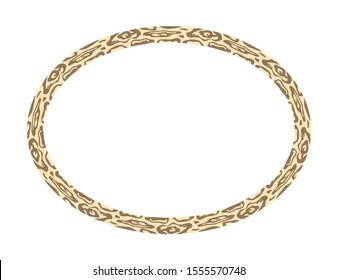 vector style frame of wooden surface. illustration of wooden divider. wooden texture delimiter.