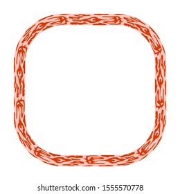 vector style frame of wooden surface. illustration of wooden divider. wooden texture delimiter.