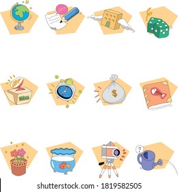 Iconos de estilo vectorial, editar y utilizar fácilmente